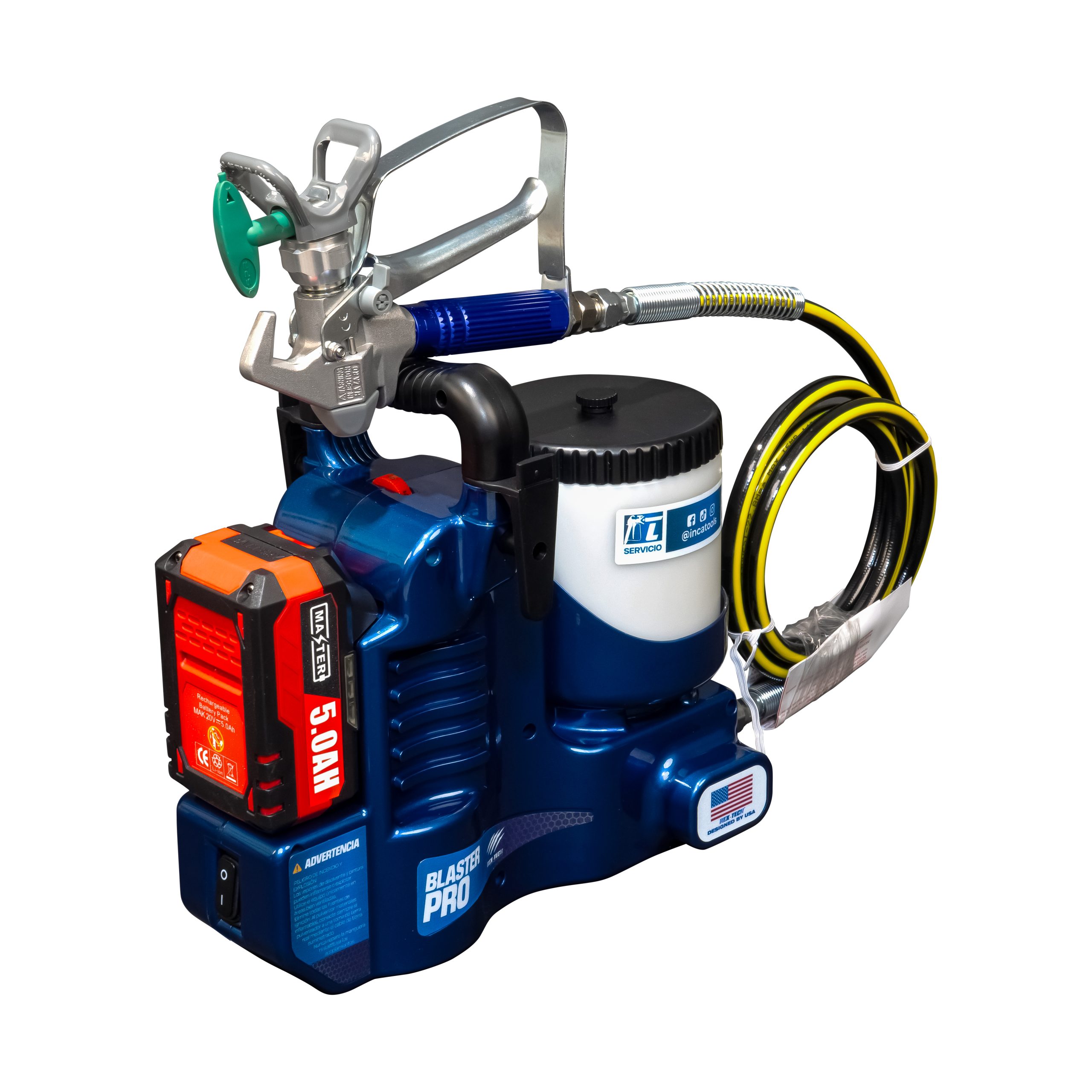 Máquina Airless Inalámbrica Blaster Pro REX-TECH 2500 PSI