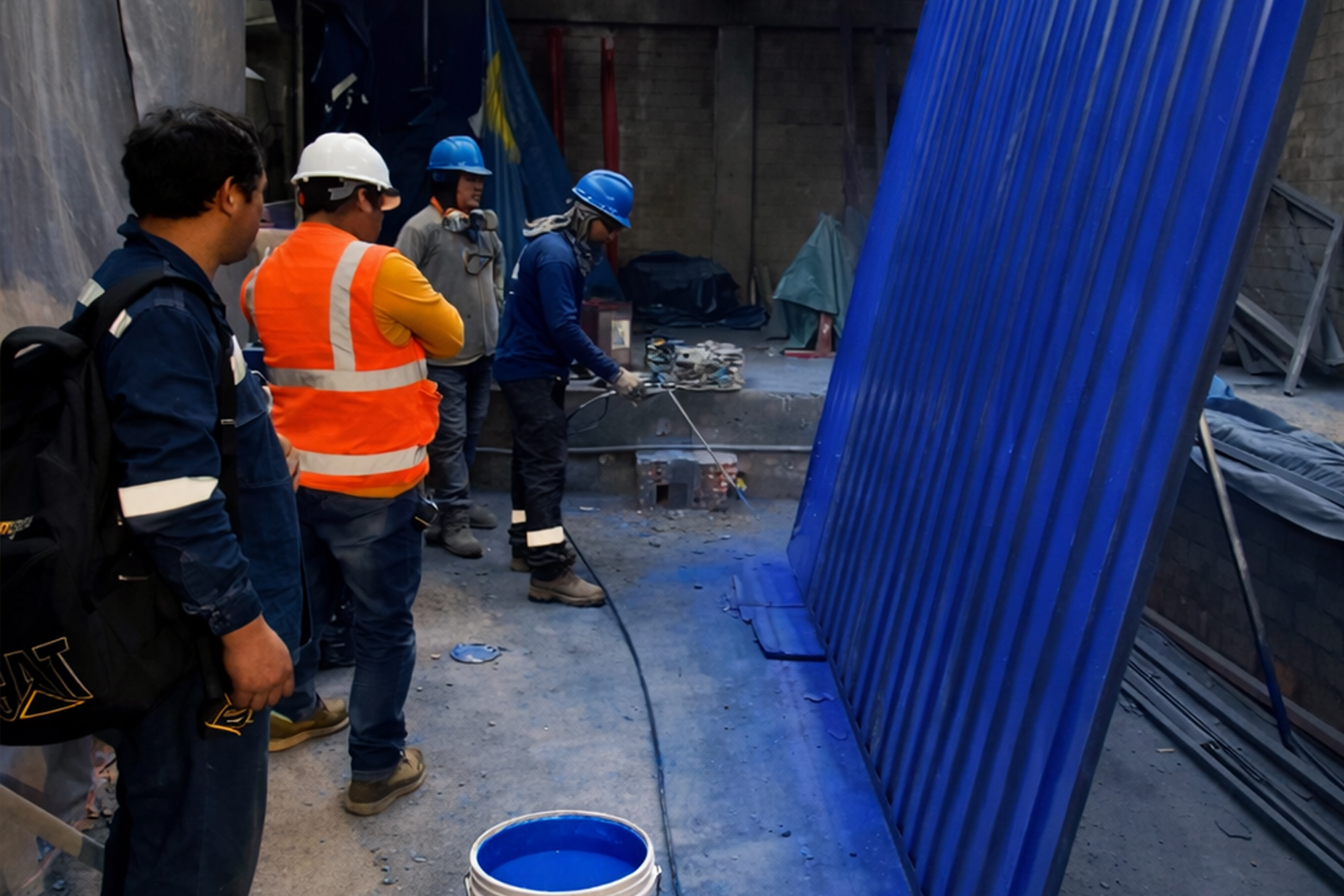 Recubrimiento anticorrosión en estructura metálica con equipo airless Incatools