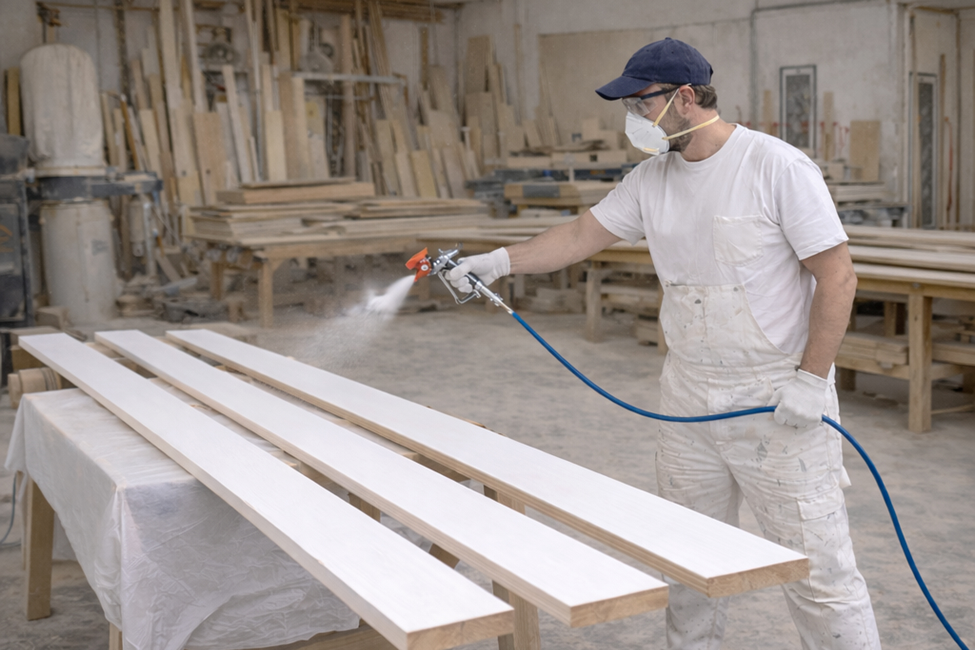 Pintura en carpintería