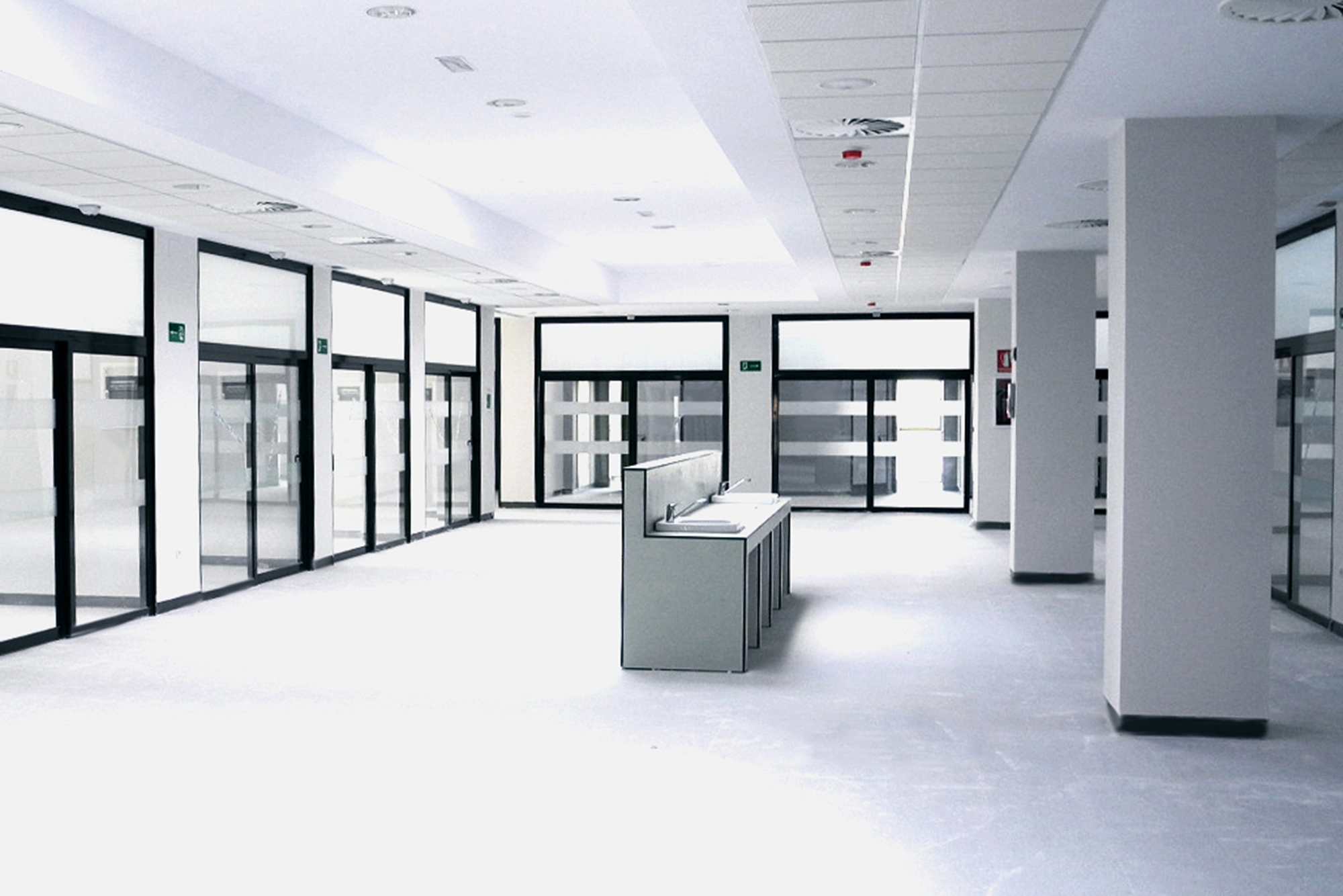 Pintura en oficinas y espacios comerciales