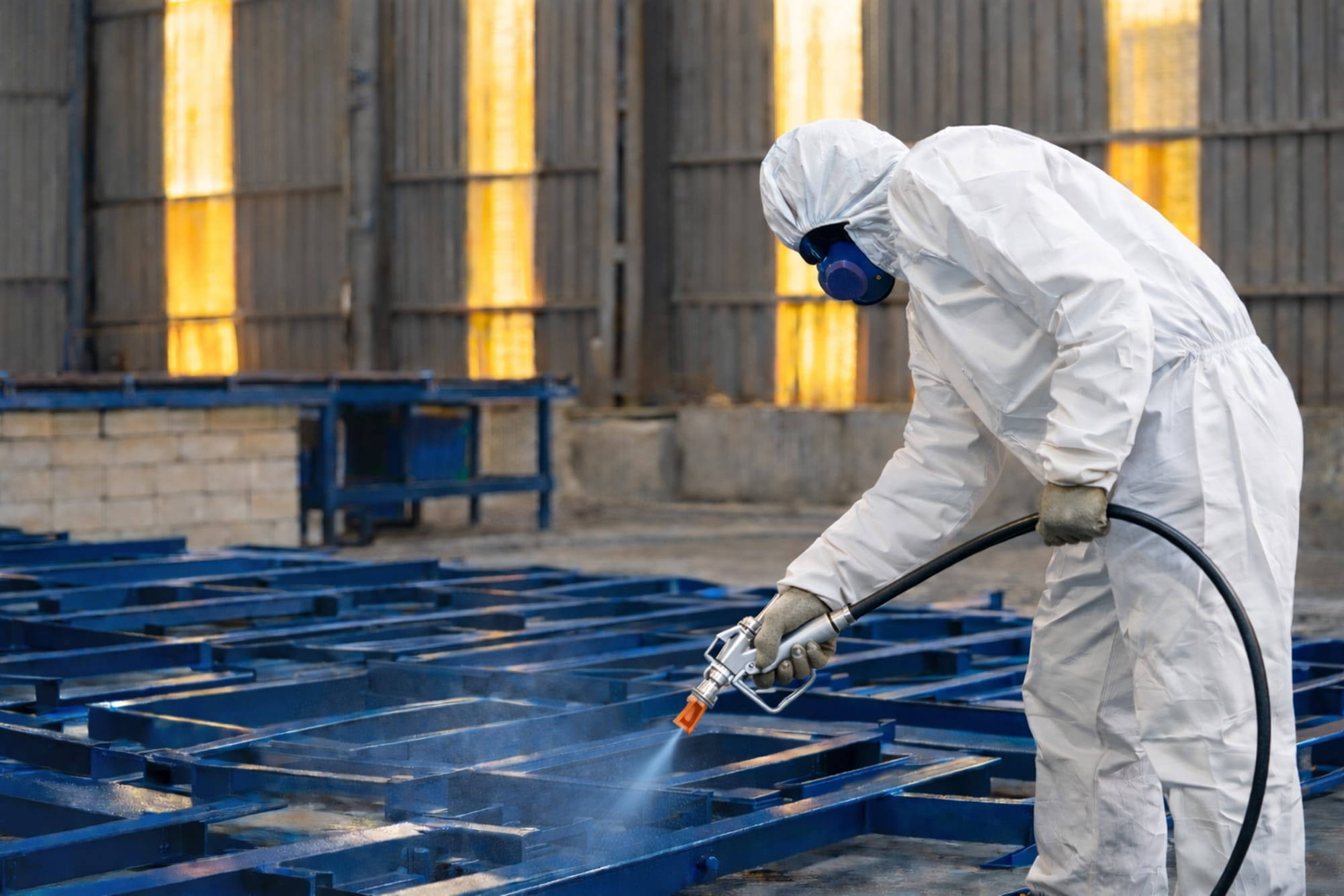 Preparación para pintura industrial