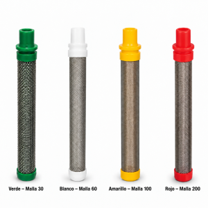 Filtro para Pistola Airless Universal Malla 30, 60, 100 y 200